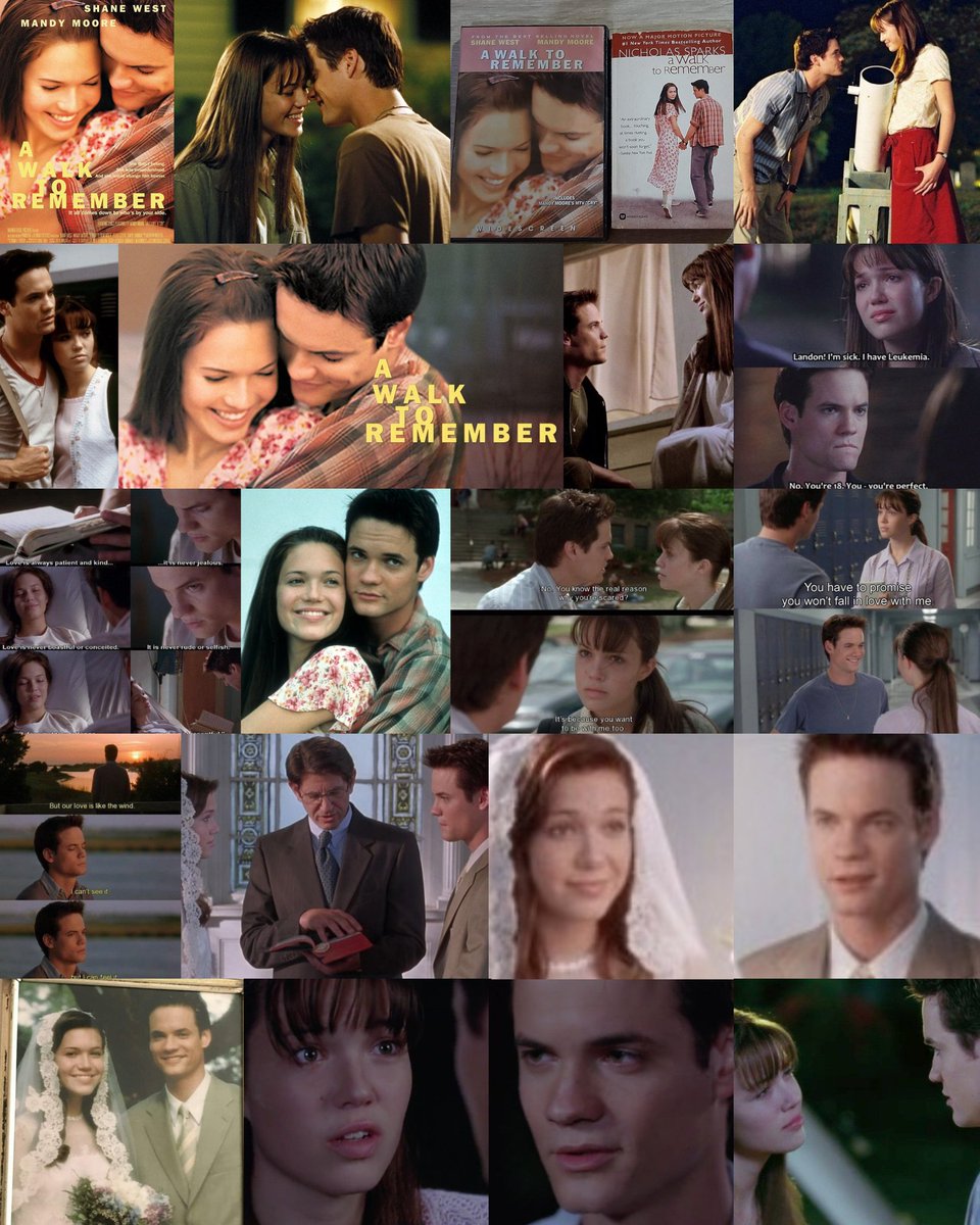 A WALK TO REMEMBER (2002)💛❤
My most fave romantic film was released 21 years ago. Watched it many times but ATWR always makes me cry. Many valuable lessons learned. Inspiring but heartbreaking.🥺😭😭💔

Glad I have the DVD & novel.😍😍😍

#AWalkToRemember #MandyMoore #ShaneWest