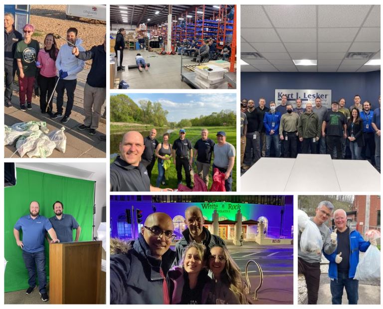 KurtJLeskerCo's tweet photo. Excited to kick off SPIRIT Week at KJLC today! We're celebrating our core values of Sustainability, Passion, Integrity, Respect, Innovation, and Teamwork that drive us forward every day. Let's make it a week to remember! 🎉 #KJLCSpiritWeek #CompanyValues #BetterWorldTogether https://t.co/o9ZQMX4ZAX