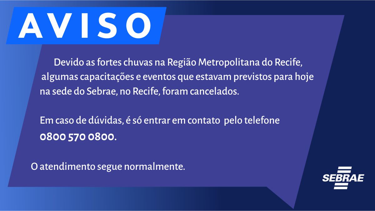 sebraepe's tweet photo. ⛈️☔️📢Atenção, aviso importante! #SebraePE https://t.co/GM19D29KbI