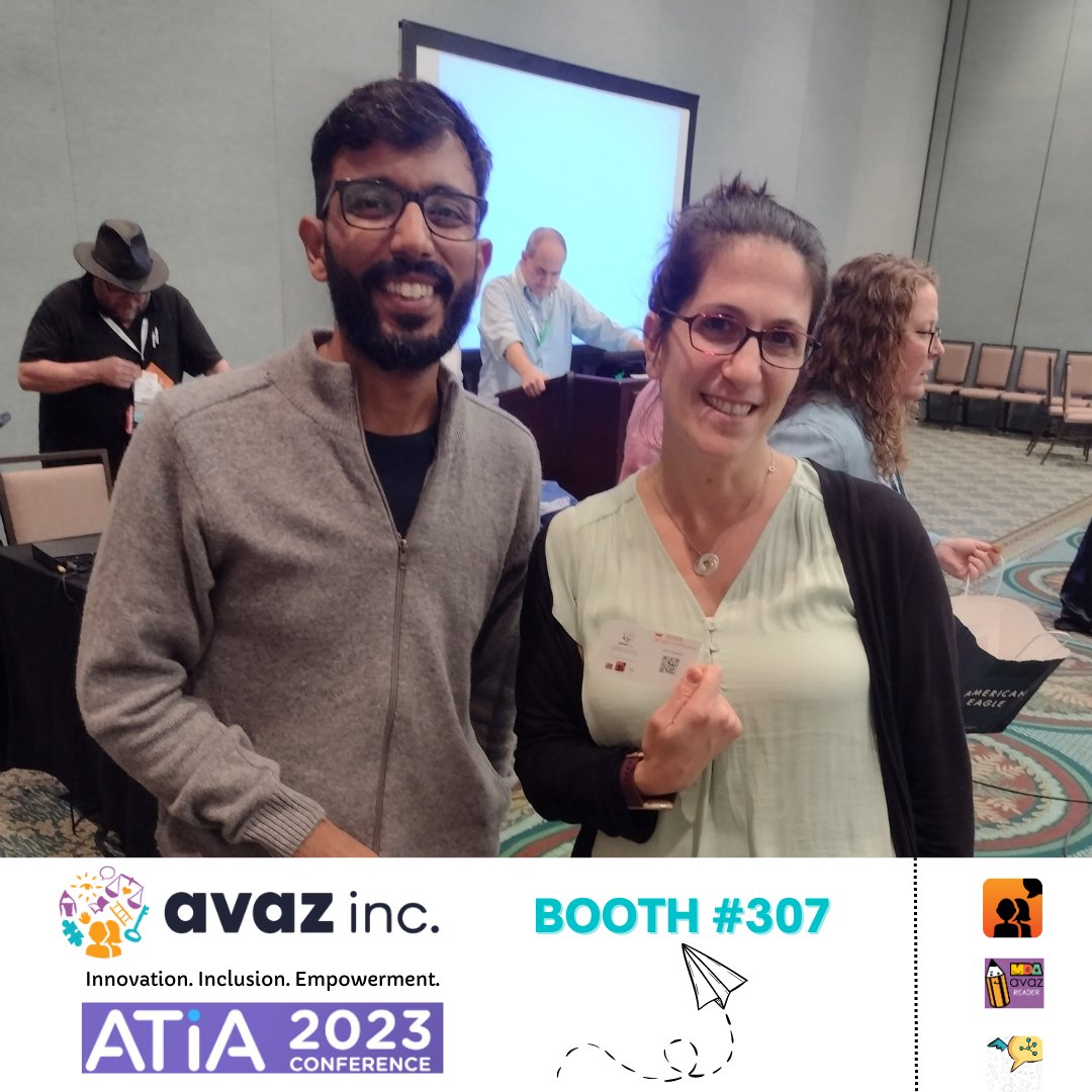 avazapp's tweet image. Celebrating the power of communication with the winners of our giveaway at Edcamp ATIA!🎉
@attipscast @mmatp 

@ATIAorg #avazaac #avazapp