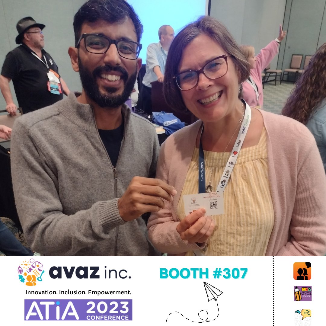 avazapp's tweet image. Celebrating the power of communication with the winners of our giveaway at Edcamp ATIA!🎉
@attipscast @mmatp 

@ATIAorg #avazaac #avazapp