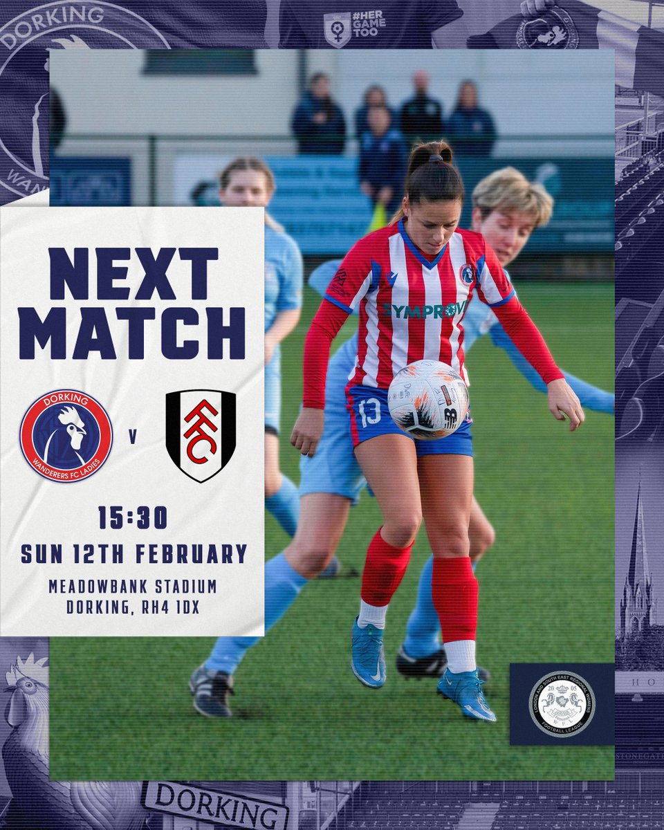 𝗡𝗘𝗫𝗧 𝗨𝗣 - 𝗟𝗘𝗔𝗚𝗨𝗘 𝗖𝗨𝗣 - 𝗤𝗨𝗔𝗥𝗧𝗘𝗥 𝗙𝗜𝗡𝗔𝗟

🗓 Sun 12th Feb
🆚 <a href="/FulhamFCWomen/">Fulham FC Women</a>
🕚 KO 15:30
🏆 League Cup
🏟 Meadowbank Stadium
🚪 𝗔𝗱𝘂𝗹𝘁𝘀 - £𝟱, 𝗖𝗼𝗻𝘀 &amp; 𝗨𝟭𝟴 - £𝟯, 𝗨𝟴 - 𝗙𝗿𝗲𝗲 - (𝗦𝗲𝗮𝘀𝗼𝗻 𝗧𝗶𝗰𝗸𝗲𝘁𝘀 𝗻𝗼𝘁 𝘃𝗮𝗹𝗶𝗱)

Come &amp; support! 🤝