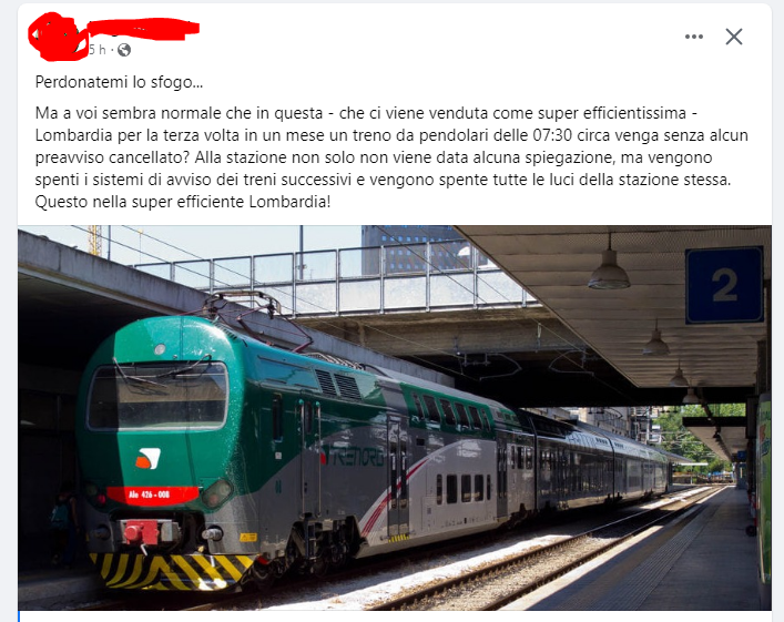 lucrezia_ilaria's tweet photo. Testimonianza su treni #lombardia , immagino si parli di #Trenord se si tratta di regionali. Annosa questione che identifica una interruzione di pubblico servizio non circostanziata.
Poi vi chiedete perché si chieda lo #smartworkig e si viaggi in auto https://t.co/MBfKL98elj