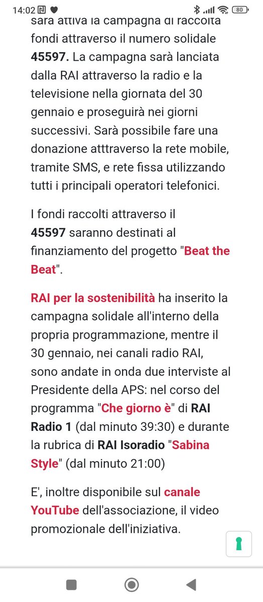 AlanPanassiti's tweet image. Il progetto si chiama #beattobeat

Come ogni associazione seria è tutto rendicontato e spiegato nel dettaglio. E sostiene la ricerca su un farmaco che possa curare la cardiomiopatia aritmogena del ventricolo destro 4/4 lastelladilorenzo.org/progetti/beat-…