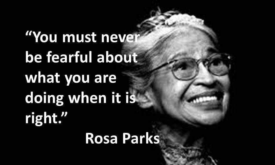 Let the heroes of the #CivilRights movement inspire us this month! #BlackHistoryMonth #mondaymotivation #RosaParks #inspirationalquote #joemcelroynaperville #quoteoftheday #Blackhistory