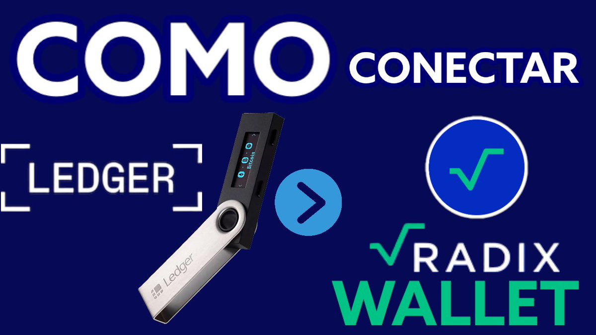 DJADJANY's tweet photo. COMO CONCECTAR LEDGER HARDWARE WALLET A CARTEIRA RADIX DESKTOP PASSO A P... https://t.co/j6t1NoETkO via @YouTube https://t.co/PLcYlqK8EU