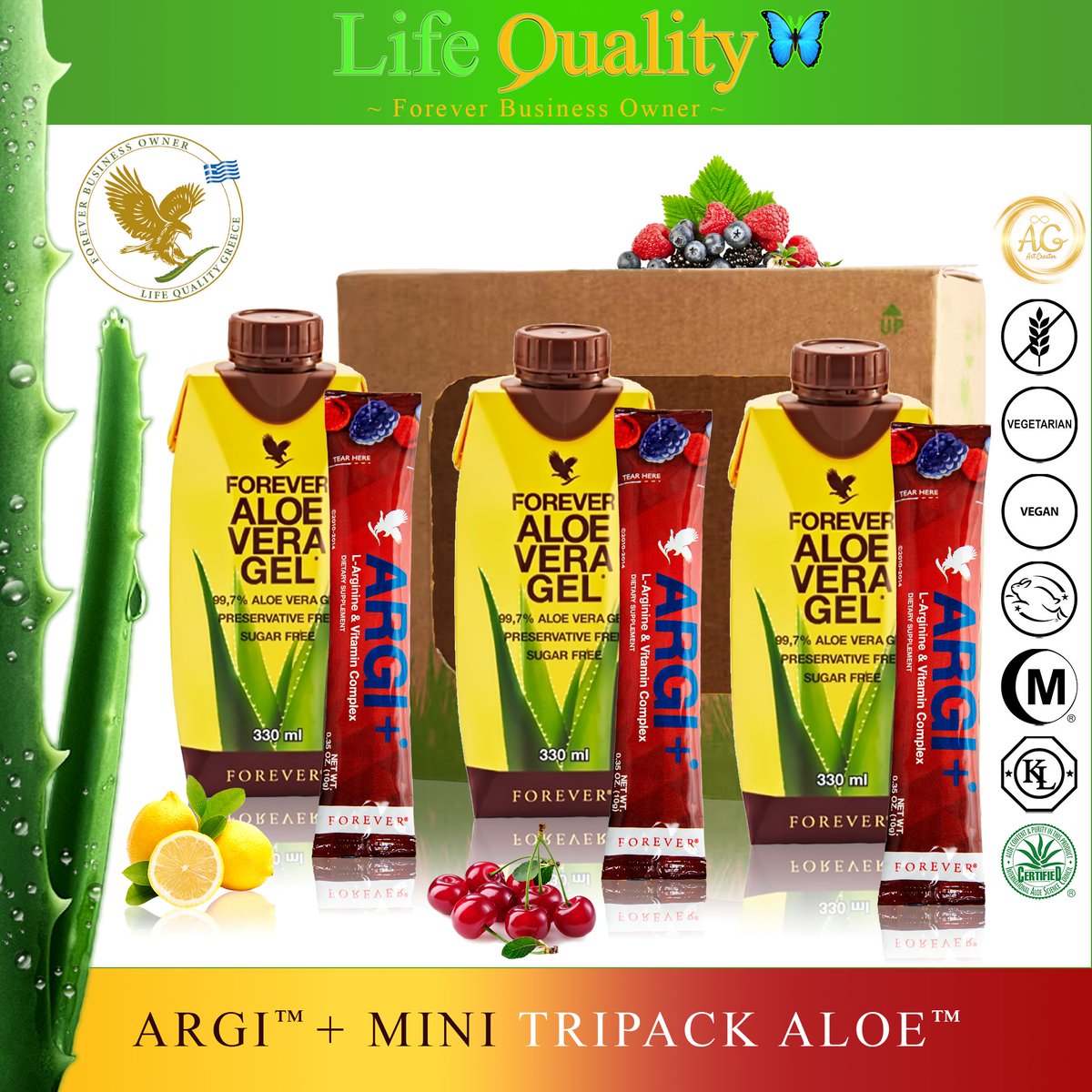 LifeQualityShop's tweet photo. 🍇ARGI™+MINI TRIPACK ALOE™🫐

🛍Αγορά Τώρα:
🔗https://t.co/71F5YglOyc

🖌️Image by @AGArtCreator &amp; @AGArtCreators

#SKU71633 #ArgiMiniTripackAloe #AGArtCreator #AloeVera #MiniAloeVeraGel #LifeQuality #ForeverLiving #GlutenFree #Vegan #Vegetarian #CrueltyFree #IASC #Kosher #halal https://t.co/lwibKDKdho