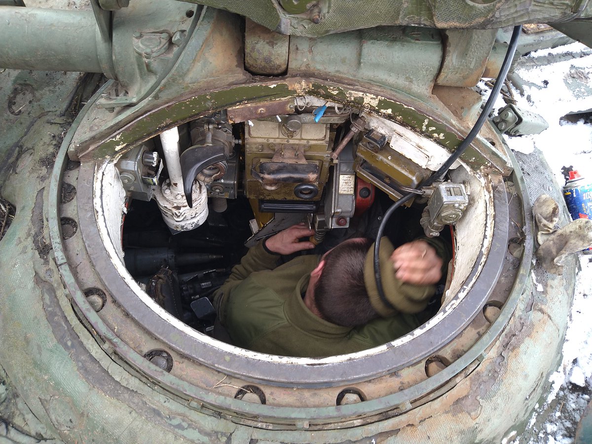 flrs on Twitter: "Bij de eerste tankbrigade. Op 3-5 kilometer van de