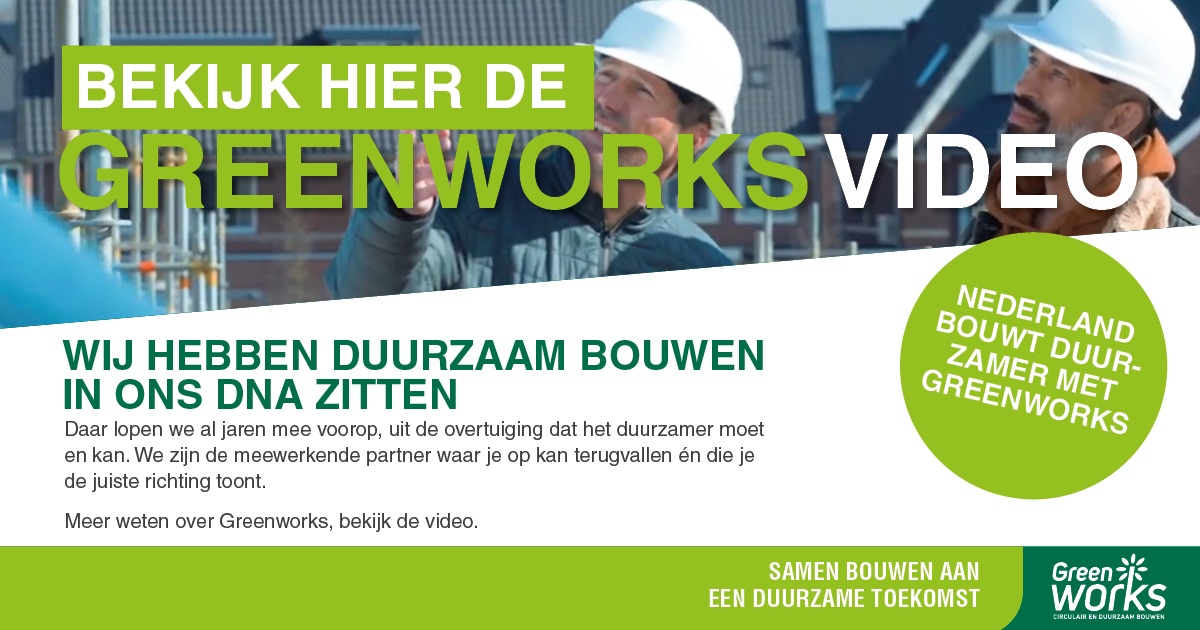 Het is Week van de Circulaire Economie!

Nederland bouwt duurzamer met Greenworks.
Bekijk de video youtube.com/watch?v=YcFK4u…

#Raab_Karcher #BMN #Oosterberg #Greenworks #WeekvandeCirculaireEconomie