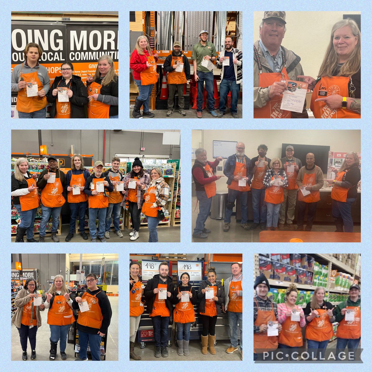 Shoutout to all of our associates that weathered the ice ❄️🌧 storm last week! We couldn’t do it without you! #D169 #Weatherthestorm #TrendingOrange