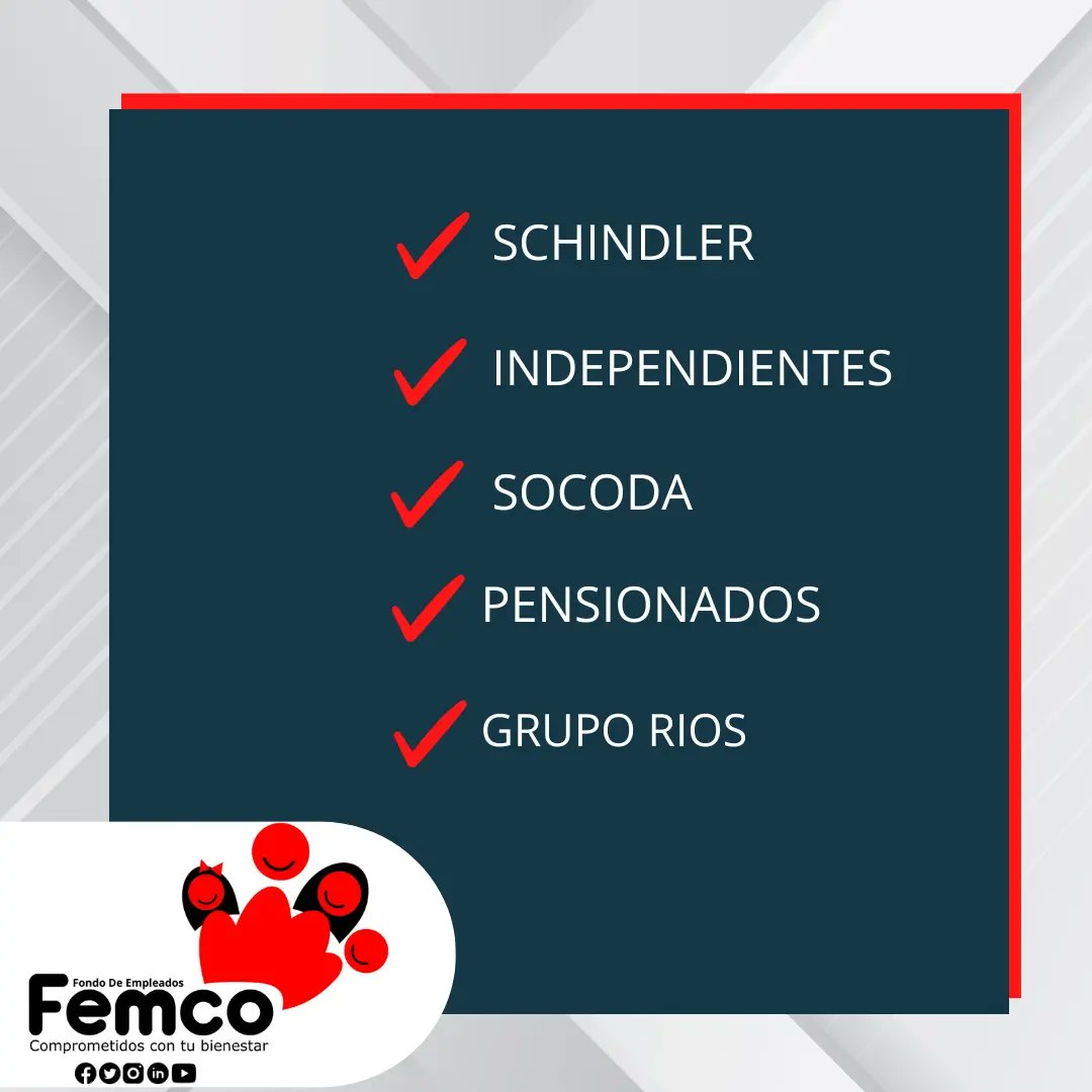 FFemco's tweet photo. Parte 2
🗣Presentamos a los asesores de servicio que tenemos a tu disposición.💥 Conoce las empresas que atienden y así sabrás con quien comunicarte.🤳
👋Estamos a tu servicio
WhatsApp🤳🏻
(320)7140395
(301)6074372
(310)4598453

#FEMCO #Jueves #Febrero2023 #Asesor #Acompañamiento https://t.co/m91G3DLs1h
