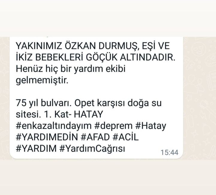 fulya_aygun's tweet photo. @haluklevent #deprem @haluklevent https://t.co/PZtYbTdkrp