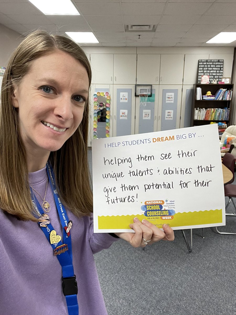 Happy National School Counseling Week! Helping student dream big! #hereforthekids #NSCW23 @ISCA_IN @MCE_EastEagles