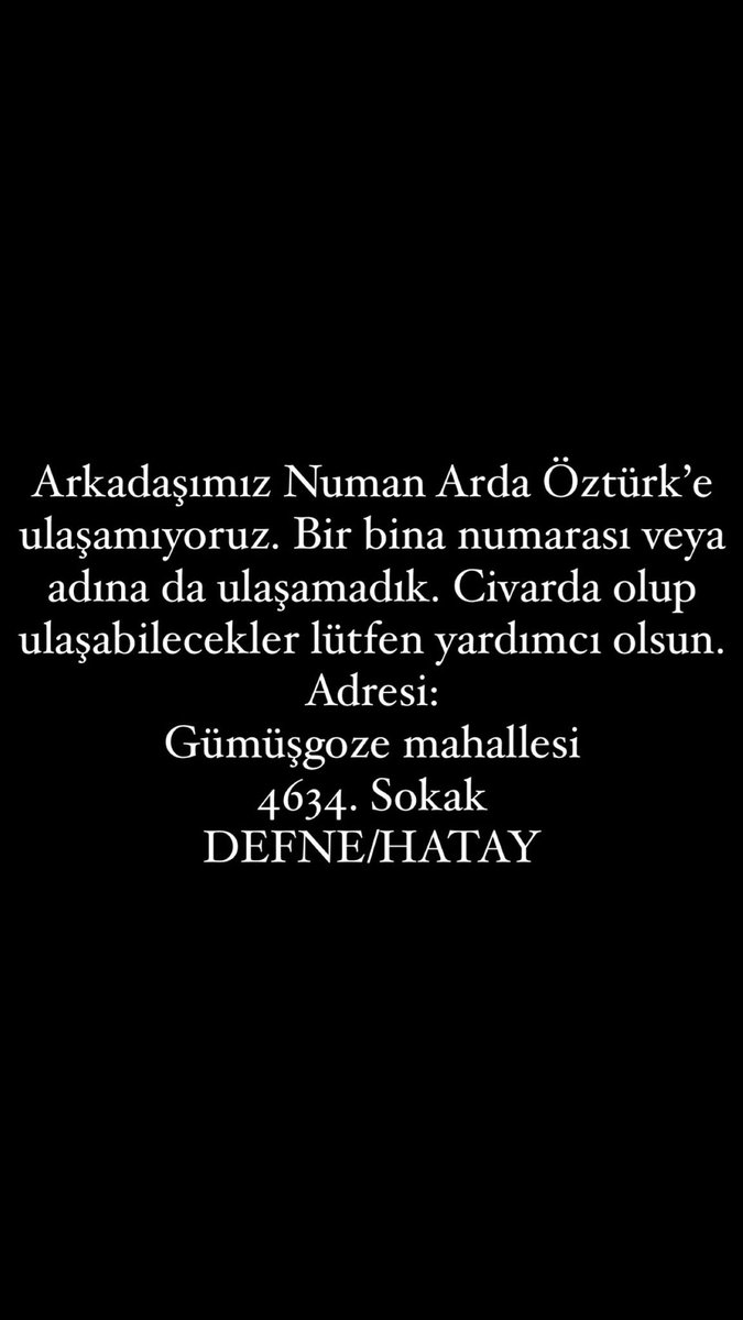 dogacpamirea's tweet photo. #deprem #Hatay #AFAD #HalukLevent #hataydeprem https://t.co/EFUNx7XVrh