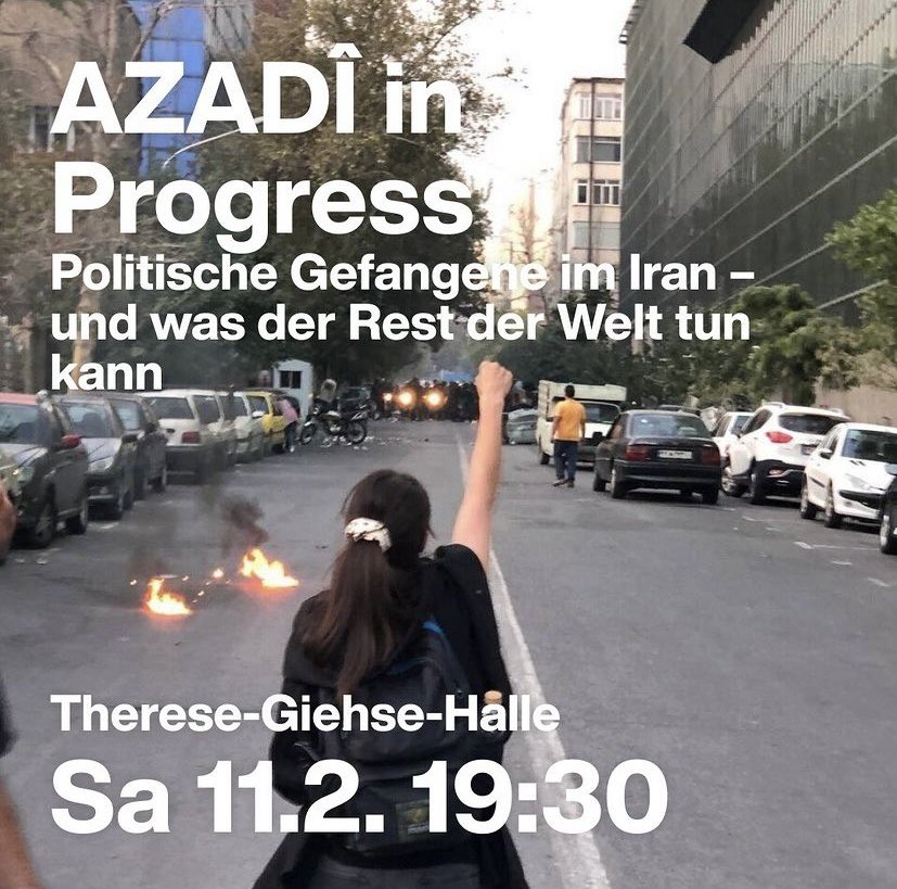 pen_berlin's tweet photo. Azadî in Progress. Eine Kooperation der @M_Kammerspiele und PEN-Berlin https://t.co/wFpVPX3qf5 https://t.co/m6Hi88Sk94