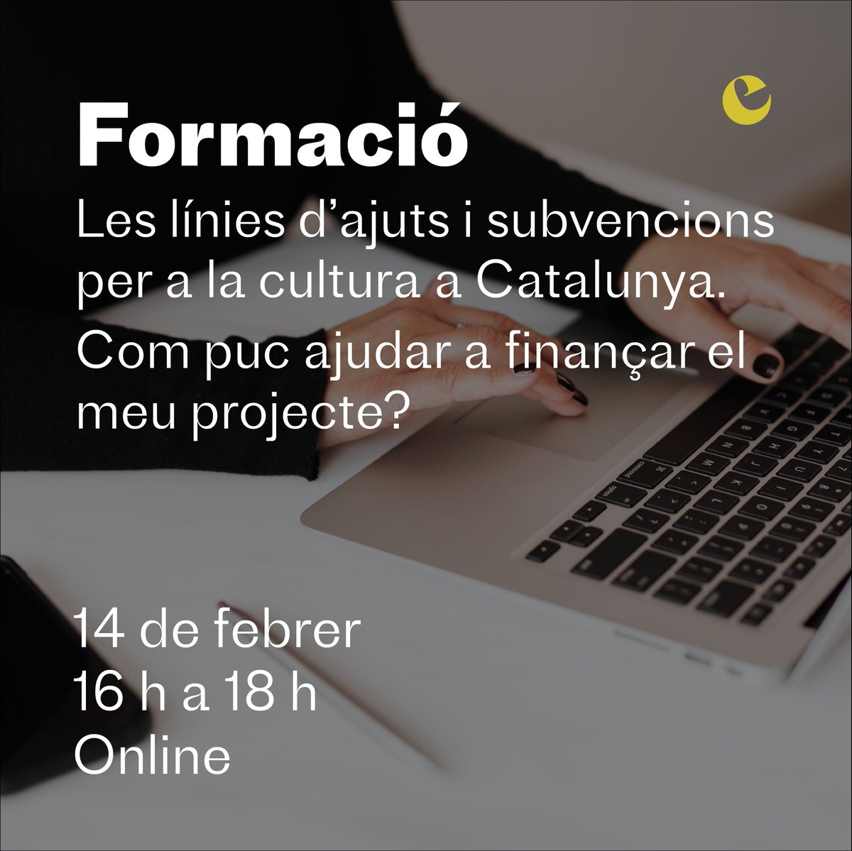 eldistrito.cat (@eldistrito_cat) on Twitter photo Des de <a href="/eldistrito_cat/">eldistrito.cat</a> t'oferim aquesta formació online gratuïta que podràs realitzar el 14 de febrer si formes part de la comunitat.
Formació a càrrec de la museòloga i gestora cultural <a href="/requejo_alonso/">Ana Requejo Alonso</a>.
🔗 Inscripcions 👉🏼forms.gle/J6psZJrsy2qduR…
+ Info 👉🏼 eldistrito.cat/formaciones/ Des de <a href="/eldistrito_cat/">eldistrito.cat</a> t'oferim aquesta formació online gratuïta que podràs realitzar el 14 de febrer si formes part de la comunitat.
Formació a càrrec de la museòloga i gestora cultural <a href="/requejo_alonso/">Ana Requejo Alonso</a>.
🔗 Inscripcions 👉🏼forms.gle/J6psZJrsy2qduR…
+ Info 👉🏼 eldistrito.cat/formaciones/