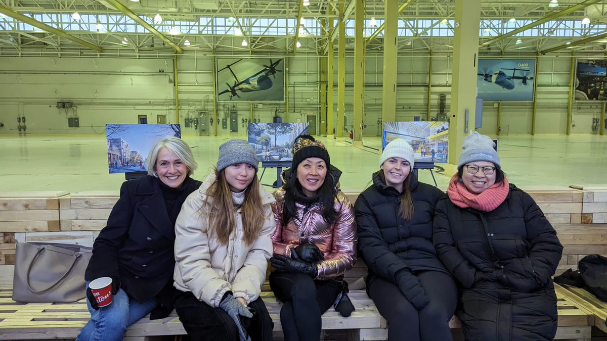 Thank you <a href="/JeeYunTV/">Jee-Yun Lee</a> <a href="/CP24/">CP24</a> for joining us this morning in #TheHangarDistrict ! Don’t forget to register for your free tickets for Hangar Skate in Downsview, happening every weekend in February. eventbrite.com/e/hangar-skate…