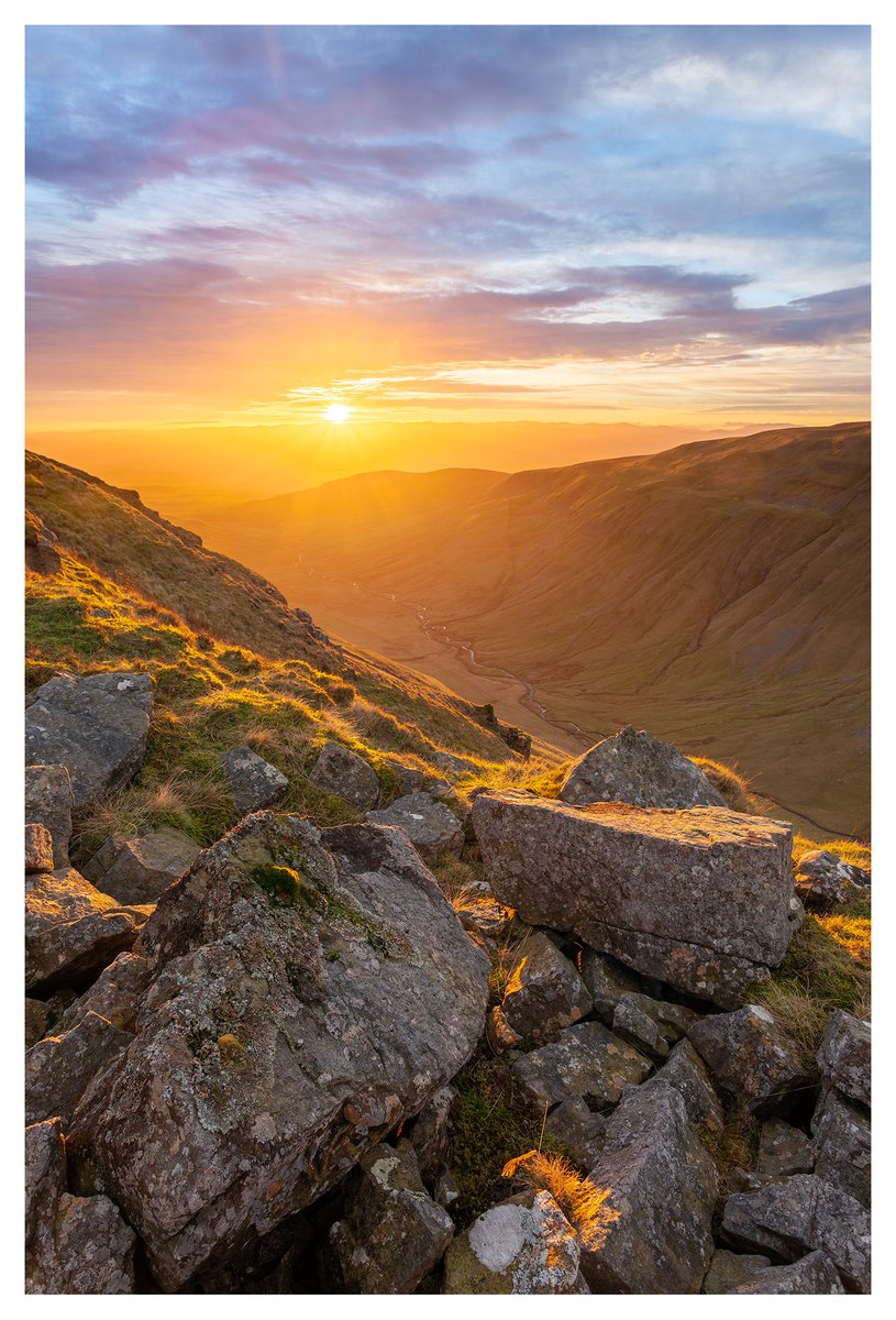 Above High Cup Gill last night.