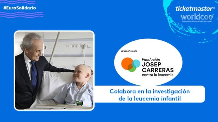 fcarreras's tweet photo. Hoy se inicia, de la mano de @TicketmasterES , la campaña del euro solidario dando a la gente la oportunidad de colaborar con la Fundación Josep Carreras en la compra de entradas a espectáculos y conciertos.

👉Toda la información en: https://t.co/trAdicYFRq https://t.co/8HZHKyRWwd