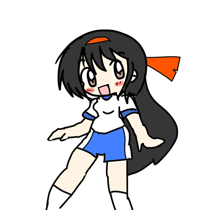 #ブルマの日ブルマ、ですか?いえ、知らない子ですね(体操服近代化改修済み) 