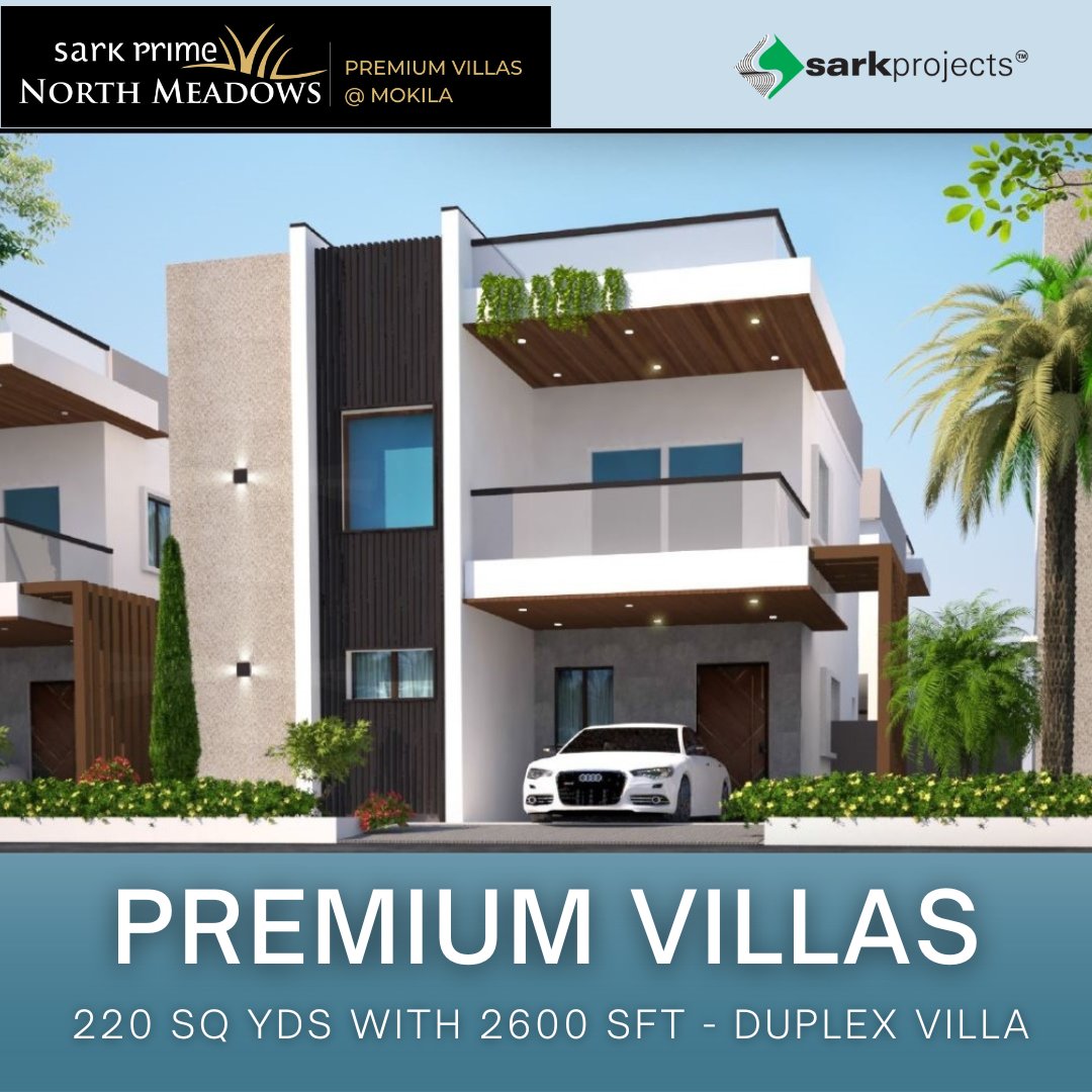 SarkProjectsInd's tweet photo. Premium 3 BHK Villas in a Gated Community at Mokila, Hyderabad.

Property Features:
👉220 Sq Yds
👉2600 Sft
👉3 BHK
👉Duplex Villas(G+1)

For more details:
☎️+91 7353036969

#sarkprojects #Hyderabad #realestatetips #realestateagent #realestateconsultant https://t.co/6zyEO3vttU