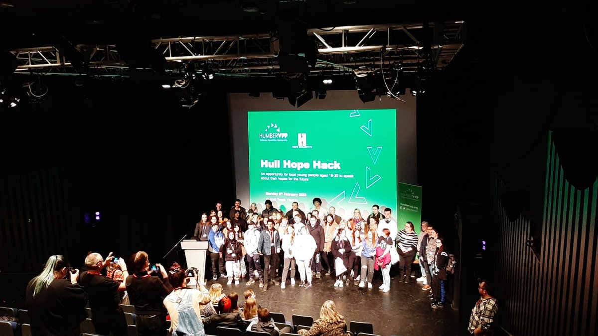HumberVPP's tweet photo. Ready to roll for our afternoon sessions, over 50 young people taking part in #HullHopeHack - some excellent input so far! https://t.co/eLRrfTXlv2