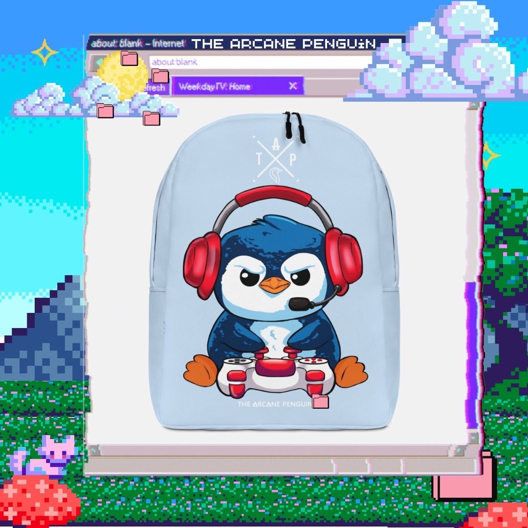 PenguinArcane's tweet photo. Gamers, get ready to level up your gear with the latest addition to our collection! 🎮 Introducing the Gamer Penguin Backpack - Show off your love for gaming and penguins with the unique astropenguin design 🐧 Get your hands on it now and take your gaming to the next level! https://t.co/nDMdOVVuAz