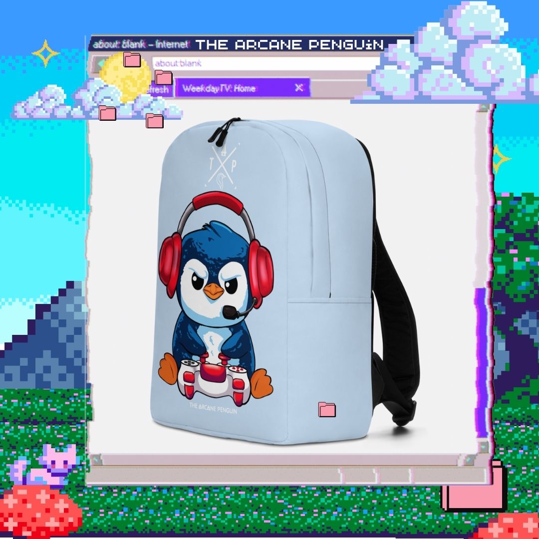 PenguinArcane's tweet photo. Gamers, get ready to level up your gear with the latest addition to our collection! 🎮 Introducing the Gamer Penguin Backpack - Show off your love for gaming and penguins with the unique astropenguin design 🐧 Get your hands on it now and take your gaming to the next level! https://t.co/nDMdOVVuAz