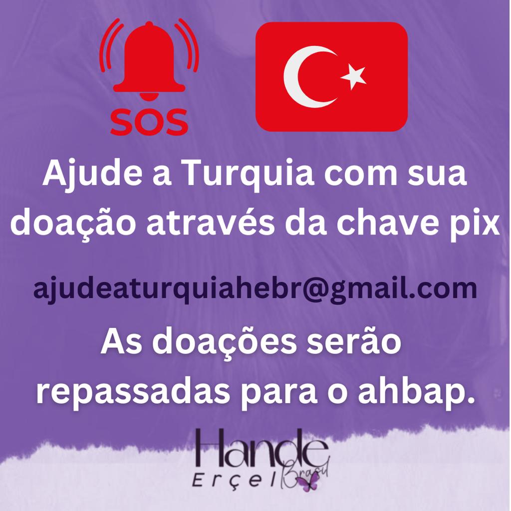 handercelbrasil's tweet photo. Estamos estarrecidos com os acontecimentos na Turquia, pensando em facilitar as doações do Brasil para Turquia o HEBR receberá doações que serão repassadas para o Ahbap, faça sua doação e nos envie o comprovante na dm. Toda ajuda é importante é bem vinda. #HandeErçel #HelpTurkey https://t.co/1fDpTATkUH