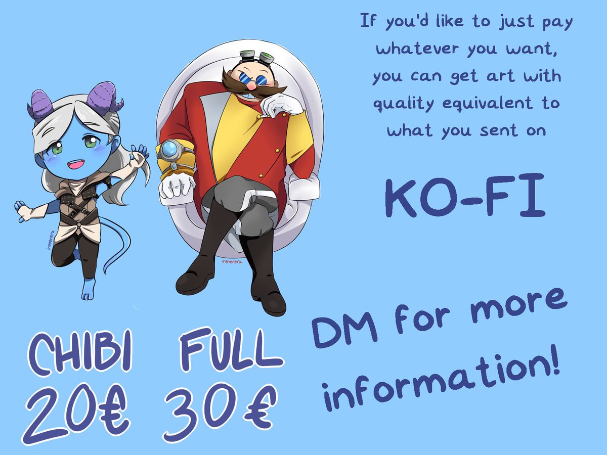 irenereruART's tweet photo. Yesterday my dog was rushed to the vet to get emergency surgery and now we have to pay 1000€ PROMO!

💌 DM for commissions info!
☕️ Ko-Fi for whatever you wanna pay commissions and Mystery Merch Packs!
💖 Redbubble for cool T-Shirt dessigns!

Please RT! Thanks!

Links below ⬇️ https://t.co/IJn13FQeFr
