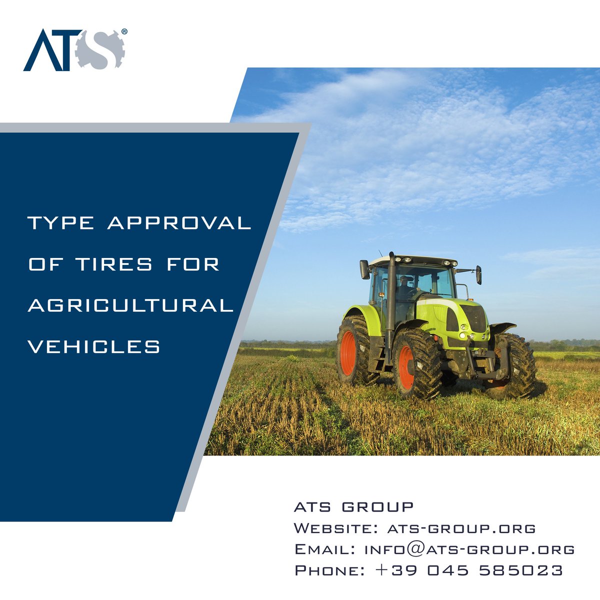 atsgroup_'s tweet image. ATS Group, as a designated Technical Service, can support you in the various phases for obtaining the Type Approval certificate for wholes Vehicles and/or their components.

Read more: ats-group.org/en/r-106-appro…

#automotive #typeapproval #technicalservice #testing  #UNECE #vehicles