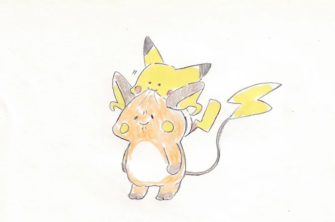 今日はライチュウの日。#イラスト #ポケモン 