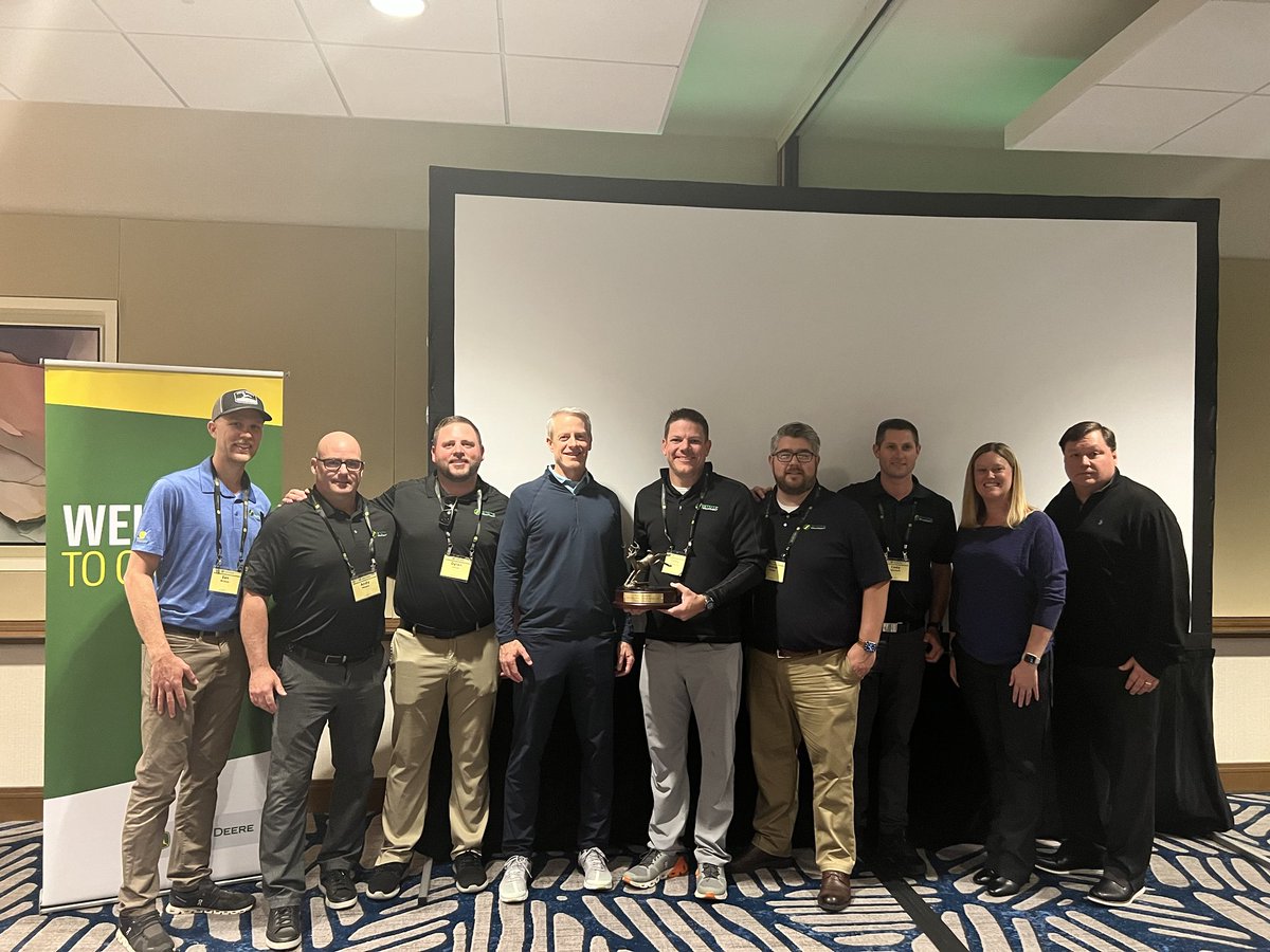 Super proud of our Stotz golf sales team, John Dear Golf Dealer of the Year 2022, congrats!!!  ⁦<a href="/Cody_JDGlfStotz/">Cody Stewart</a>⁩ ⁦<a href="/DylanUrton/">Dylan urton</a>⁩ ⁦<a href="/fairwayphilly/">Phill Miller</a>⁩ ⁦<a href="/StotzEquipment/">Stotz Equipment</a>⁩