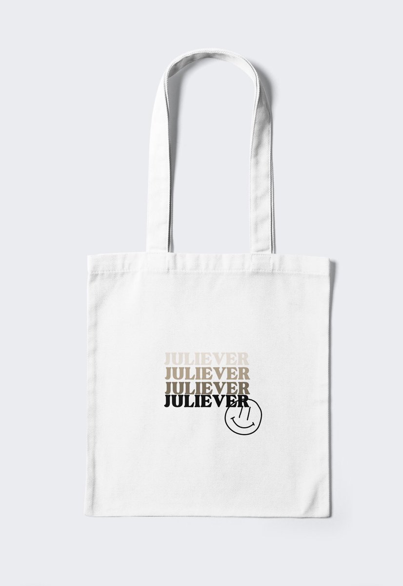 reveurstudio_ph's tweet photo. JulieVer Inspired tote bag is now available for pre-order. 🥰 https://t.co/jg924zQZLZ