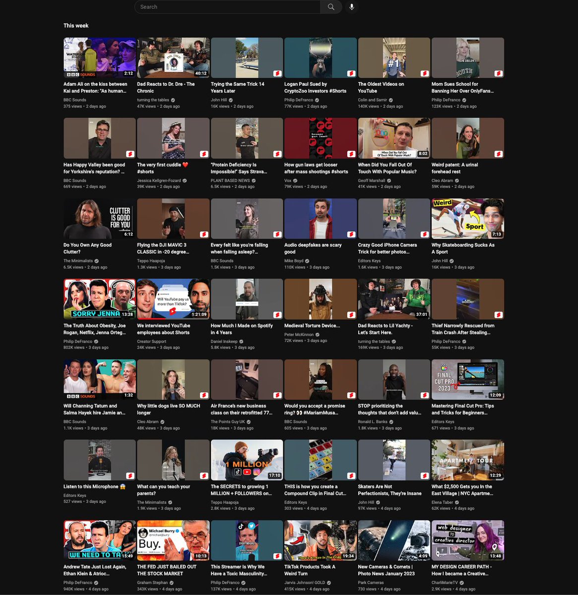 .<a href="/YouTube/">YouTube</a> <a href="/TeamYouTube/">TeamYouTube</a> pretty please can you find a way to separate shorts from regular uploads on the sub feed? 

I often miss uploads from creators as I tend to ignore shorts on my desktop layout :(