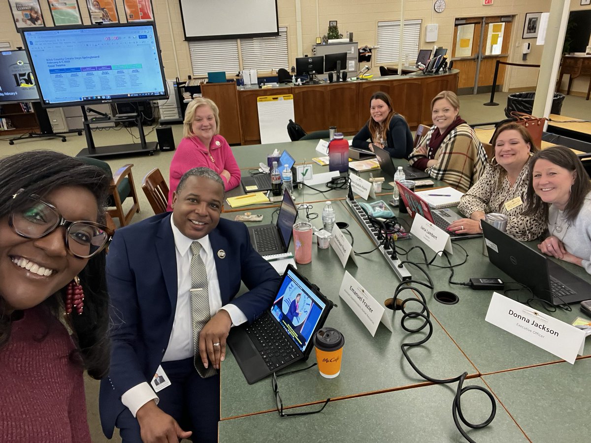 Getting ready to engage in some very important work this morning, as we continue to build our new strategic plan.   #Built4Bibb #engage2learn #FraziersAngelsofExcellence