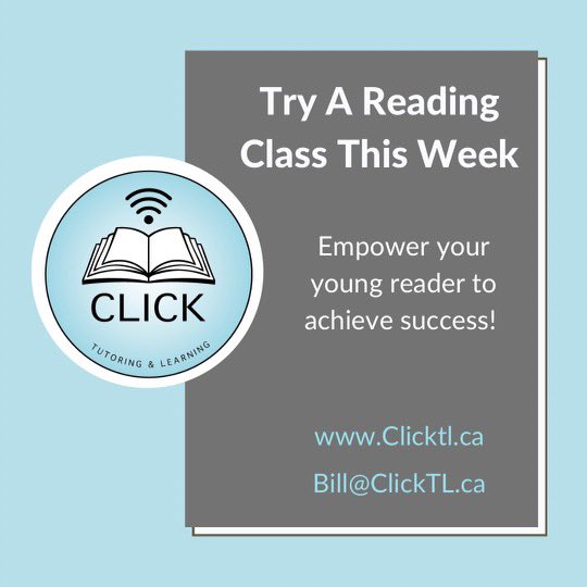 We would love to show you a glimpse into our reading program 👀

We can do that! 
Message us here or email bill@ClickTL.ca

#readingtutor #tutor #decoding #SORaligned #virtualtutor #hamont #haltonmoms #binbrookmoms #mathtutor #learntoread