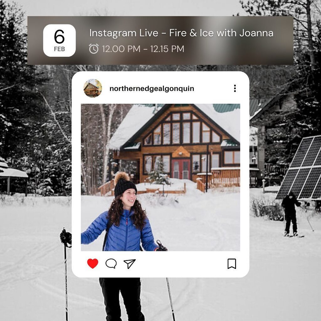 NorthernEdge's tweet image. Dreaming of joining us here at the Edge on February 17 to 20 for our Signature Fire &amp;amp; Ice Winter Getaway Retreat? Catch us at noon today on IG live chatting with co-facilitator Joanna about the fun that’s planned and what to expect! 

Let us know if there are any questions y…