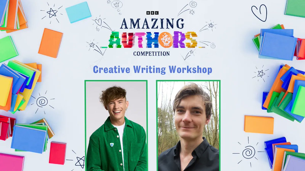 Teachers! Do you have a class of budding writers? Are you looking for something fun to do with your pupils before half term?

Join me and Blue Peter's Joel Mawhinney for a creative writing workshop this Thursday at 11am #AmazingAuthorsCompetition

Tickets: bit.ly/40rtz13