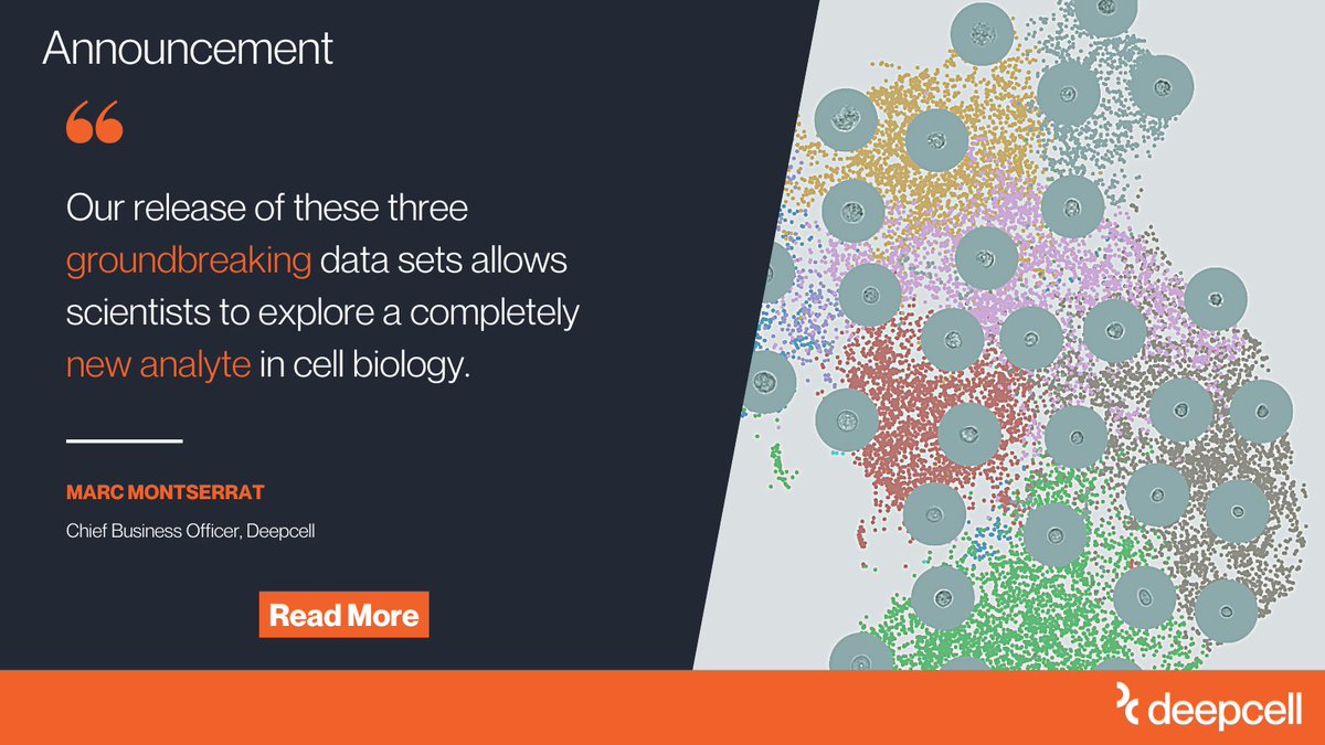 deepcellbio's tweet photo. We've released three first-of-their-kind data sets for researchers to explore novel high-dimensional cell morphology data within an interactive software demo. Check out the announcement to learn about the data.
#AI #CellMorphology
https://t.co/tbEmL6vgDk https://t.co/hdfOCeKmkQ