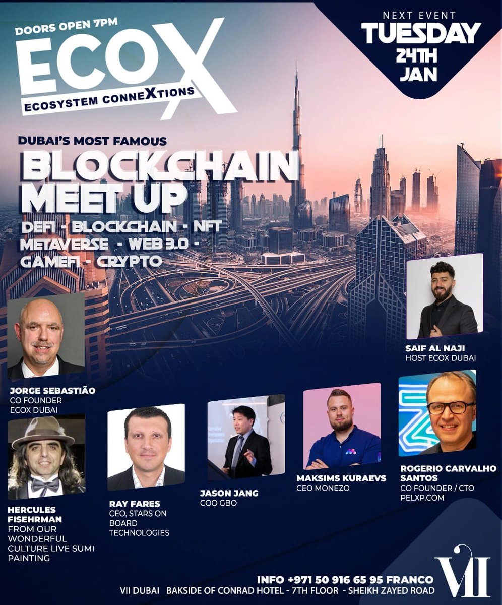 MonezoXYZ's tweet photo. We are honoured to announce that we were presented as a invited speaker on one of the most popular blockchain meet up in Dubai 24th of January. 

During AMA session with guests our CEO Maksims Kurajevs shared his vision about Monezo project development progress and shared insides https://t.co/mZeNWaPl6U