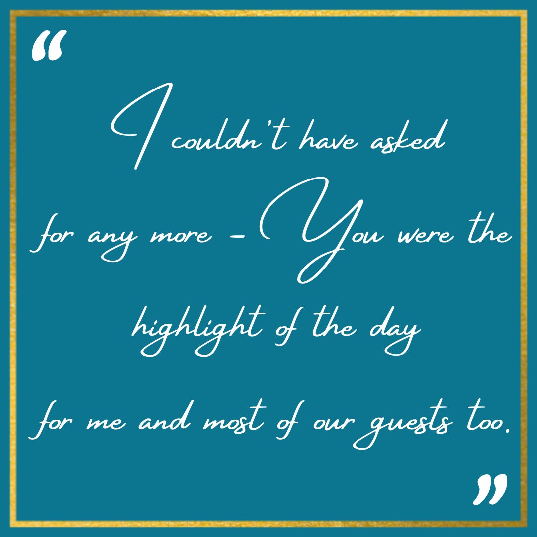 I absolutely adore getting this kind of feedback from our couples. Making you feel on top of the world on your wedding day is my mission from the moment you get in touch with us. 
#stringquartetyorkshire
#recommendedsupplier #yorkshirestringquartet
#realreview
#customerfeedback