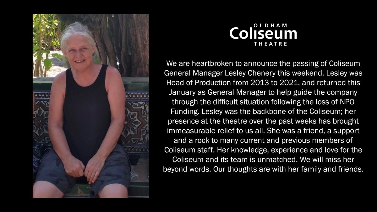 Oldham Coliseum tweet media