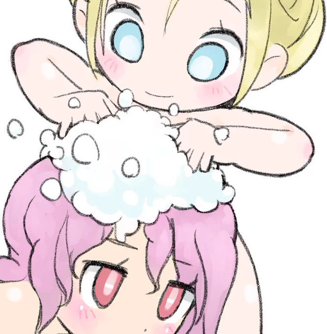 ふろの日…だったのねw(過去絵改) 