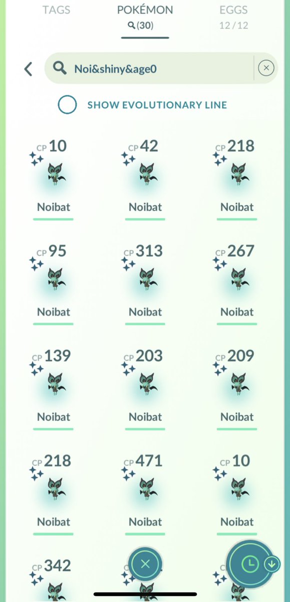 OnlyBenchi's tweet photo. Noibat #PokemonGOCommunityDay 

Catches: ~ 750
Shiny:         30✨
Hundos:     0

#PokemonGO https://t.co/3luKieXval
