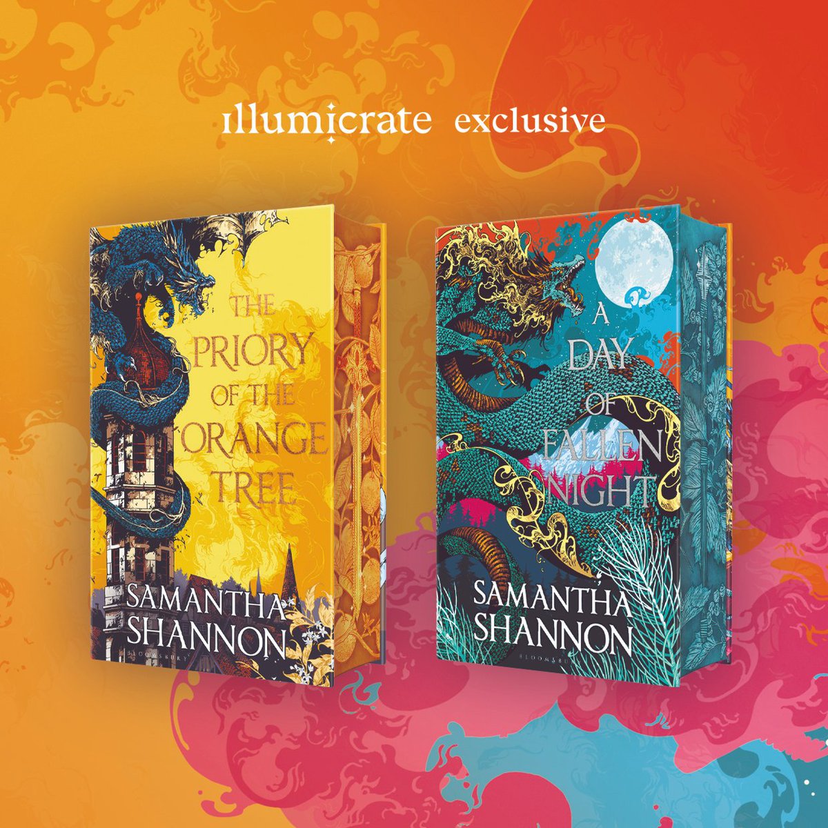 illumicrate's tweet photo. We’re so thrilled to announce our Illumicrate Exclusive: The Roots of Chaos set by Samantha Shannon (@say_shannon), in collaboration with @BloomsburyBooks! This series is a firm favourite of our team, and we’re delighted to be bringing you these stunning editions. https://t.co/ZBs5seJ6K0
