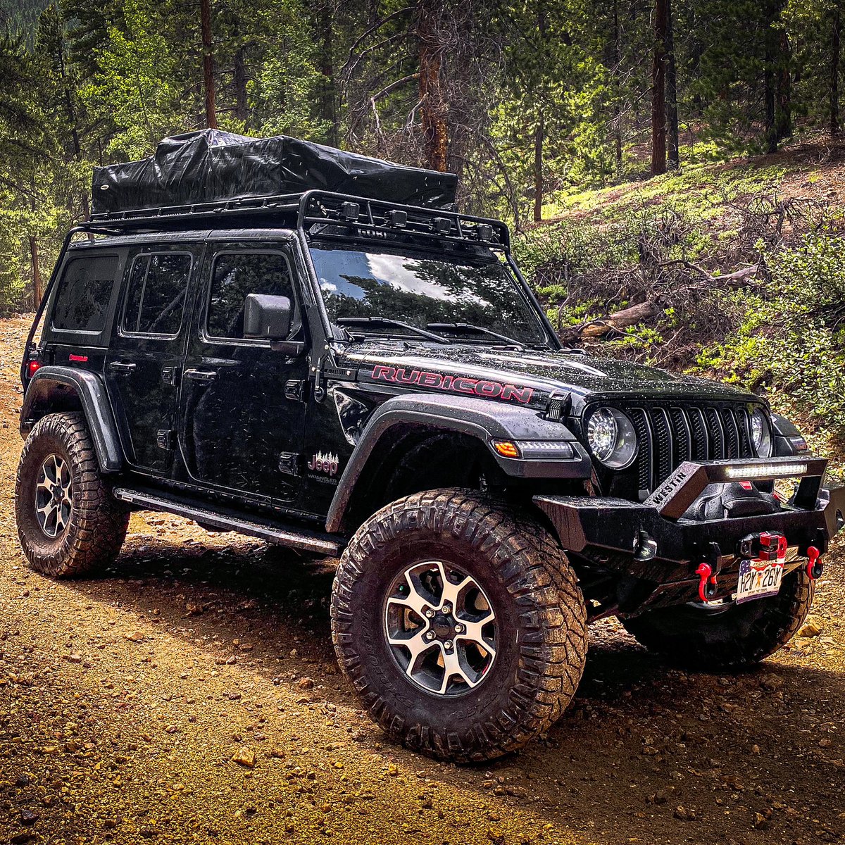 No place we’d rather be in our Jeep than in Colorado’s mountains! ⛰️ #mountainmonday 

#jeep #jeepwrangler #colorado #itsajeepthing #coloradonative #explorepage #jeepfamily #getoutside #offroad