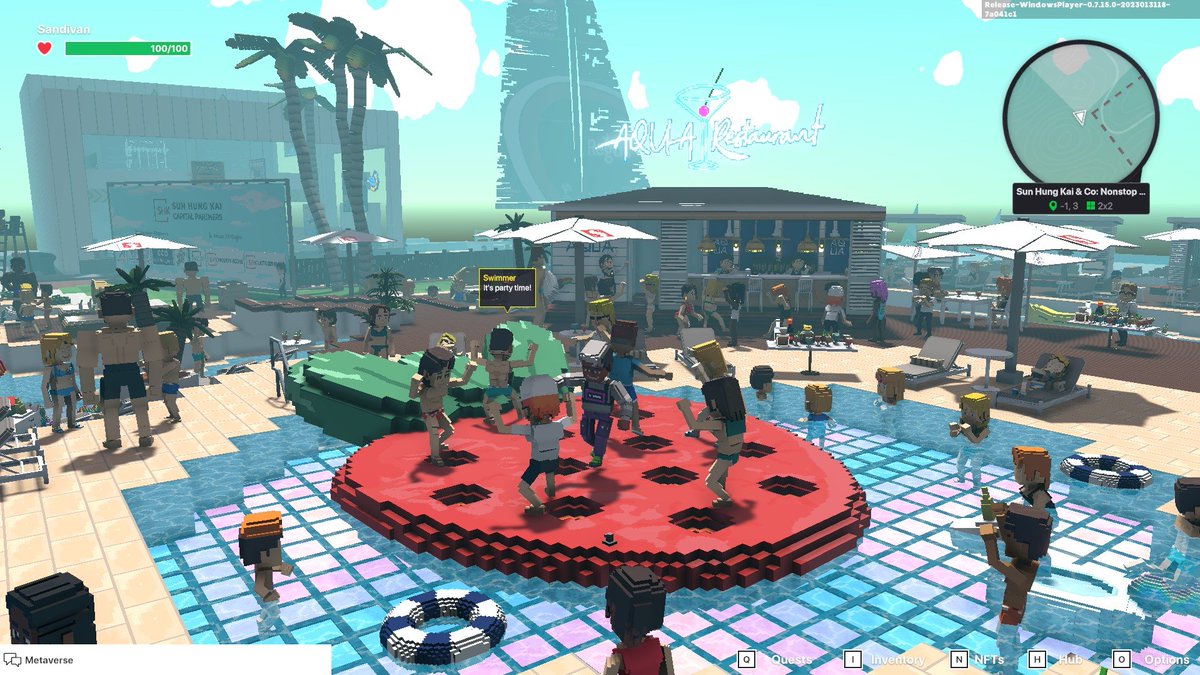 iOnesnowball's tweet photo. @TheSandboxCH @Indexgamehk @TheSandboxGame @NFT_save_ua @erichwong @GDSTeam
 Hi, nice map https://t.co/Wm729qMjWn
