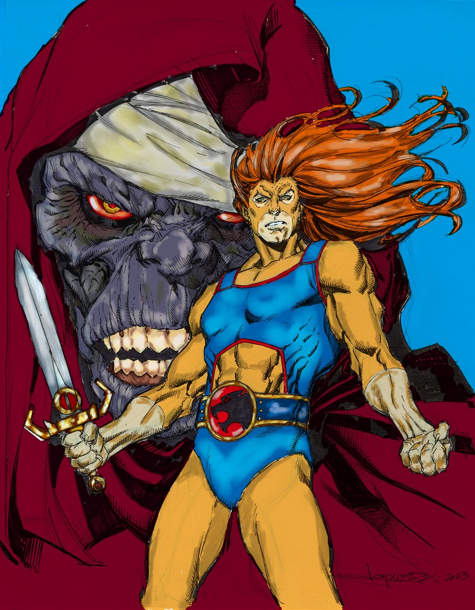 BrimstonePrime's tweet photo. #Thundercats by @aaronlopresti 
Coloured by me using @clipstudiopaint https://t.co/7kAUlHaWD3