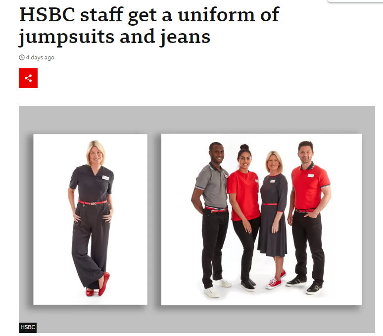 miss_mcinerney's tweet photo. This is what bank staff are now wearing.
Will schools eventually eschew shirts, ties and blazers too?!
https://t.co/NjyTF0ntzr https://t.co/VW5ZQSFDCY